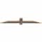 Ekena Millwork Eugene Smooth Timber Gable Bracket, Douglas Fir, 48"W x 8"H x 1 1/2"D x 3 1/2"F, 4/12 Pitch GBW048X08X0204EUG00SDF - alternate 2